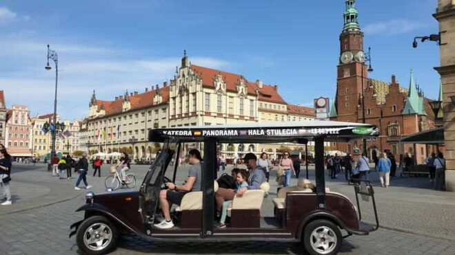 Wrocław: 2-Hour RETRO E-Bus Tour (For Groups up to 7 People) - Transportation Details
