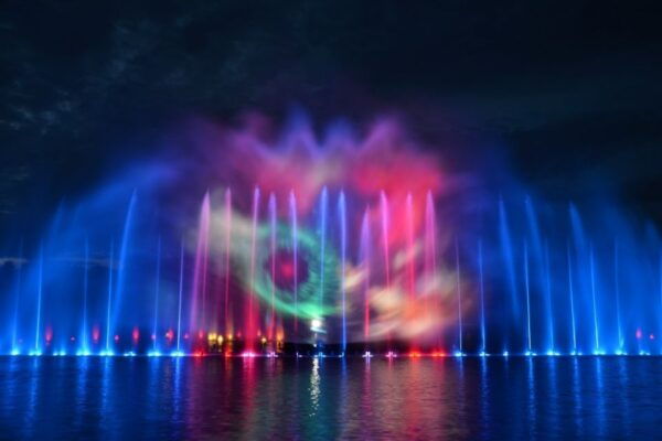 Wroclaw: Multimedia Fountain Evening Show - Unique Fountain Installation
