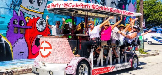 Wynwood Miami: Party Bike Happy Hour Crawl - Book Your Party Bike Crawl Now