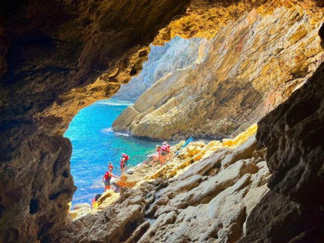 Xàbia: San Antonio Marine Reserve Snorkel & Cave Kayak Tour - Stops