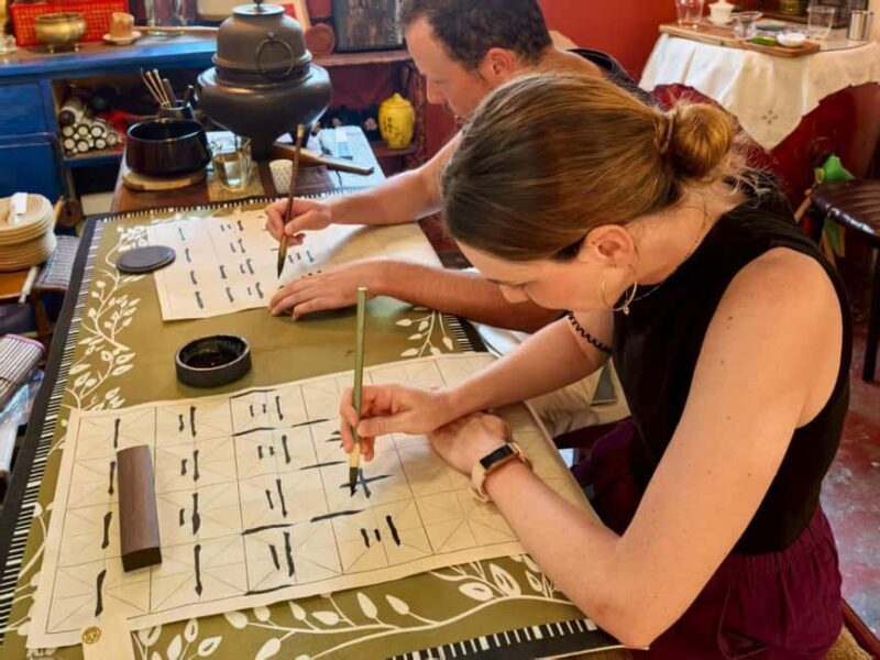 Xi'an Chinese Calligraphy Workshop: Ink Art & Tea Tasting - A Closer Look at the Calligraphy Workshop