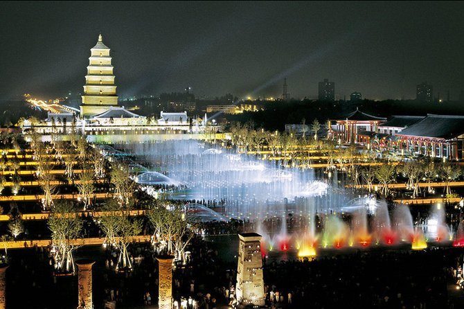 Xian Night Tour: South Gate Square and Big Wild Goose Pagoda Square - Tour Highlights