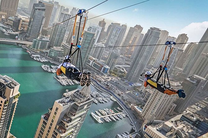 Xline Dubai Marina Zip Line Experience With Transfers Option - Start and End Details