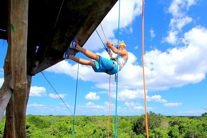 Xtreme Cenote Snorkel, Rappel, Jungle ZipLine, Tulum - Snorkeling Equipment Provided