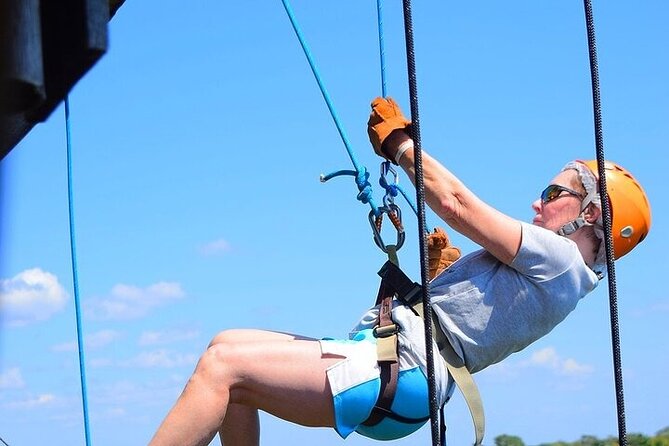 Xtreme Cenote Snorkel, Rappel, Jungle ZipLine, Tulum - Rappelling Adventure