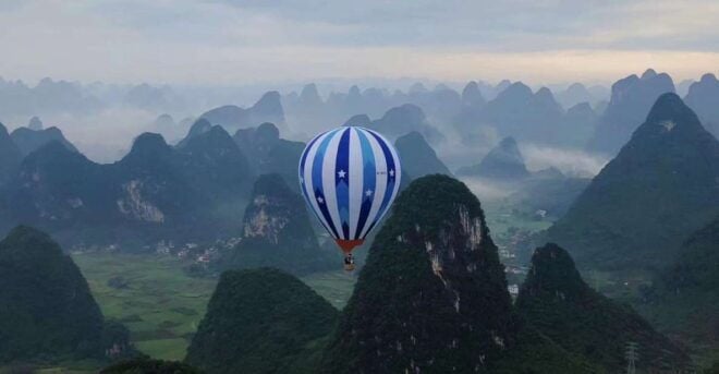 Yangshuo Hot Air Ballooning Sunrise Experience Ticket - Experience Description
