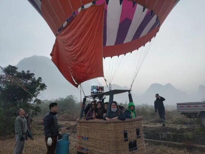 Yangshuo Hot Air Ballooning Sunrise Experience Ticket - Important Information