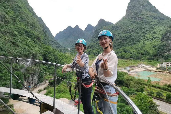 Yangshuo Via Ferrata with Round way private transfer from Guilin hotel - What Do Travelers Say About the Experience?