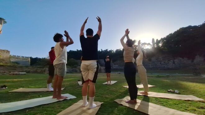Yoga and Cycling Tour - Exploring Historic Rhodes