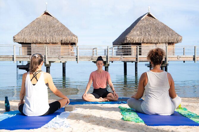 Yoga on the paradise beach of Manava Moorea - Good To Know