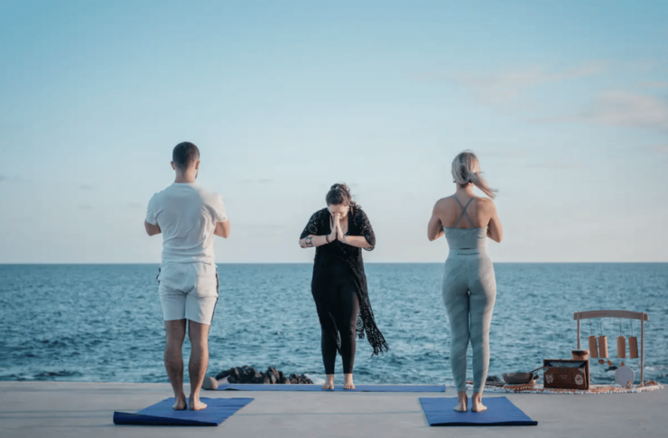 Yoga & Sound Bath by the Ocean - Experience Description