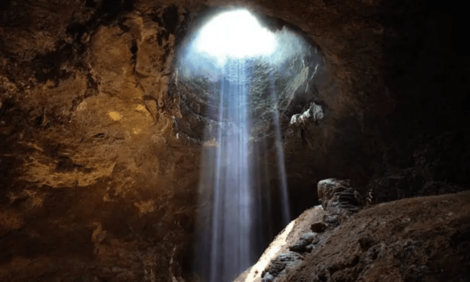 Yogyakarta: Merapi Sunrise and Jomblang Cave Adventure Tour - Jomblang Cave Exploration