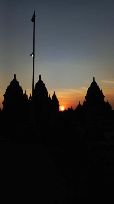 YOGYAKARTA VISIT PRAMBANAN TEMPLE SUNSET - Sunset at Prambanan and Sewu