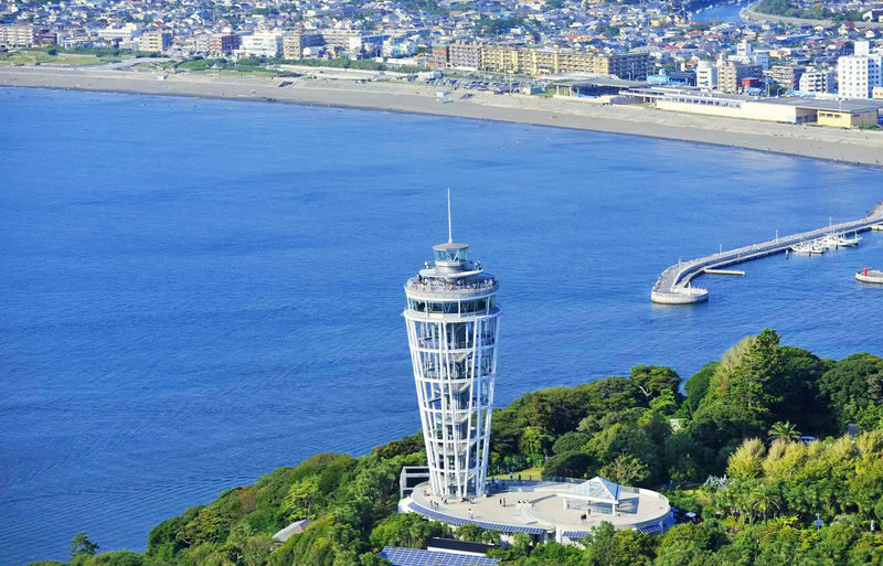 Yokohama Minato Mirai Osanbashi Pier & Yokohama Cosmo World Cable Car & Enoshima & Kamakura High School & Tsurugaoka Hachimangu Shrine Day Tour (From Tokyo) - Starting in Shinjuku, with a later departure