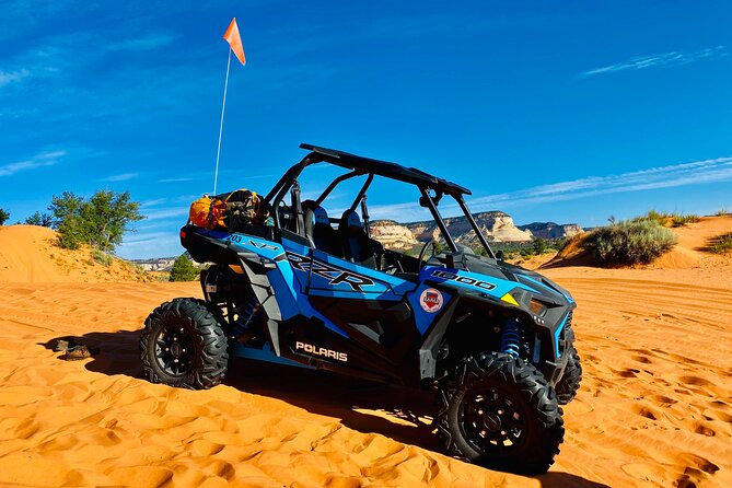 YOU DRIVE!! Guided 4 Hr Peek-a-Boo Slot Canyon ATV Tour - Meeting and Pickup