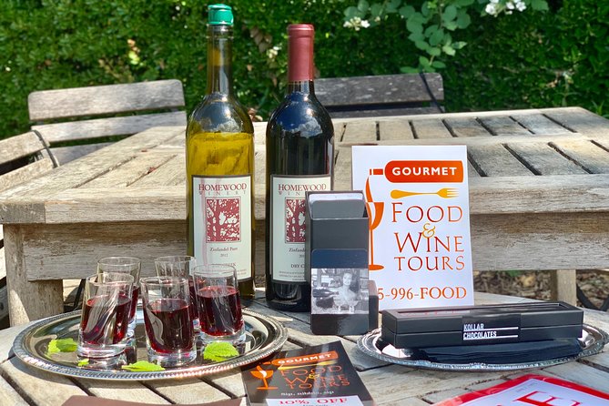 Yountville Food and Wine Tour in Napa - Sample Menu and Inclusions