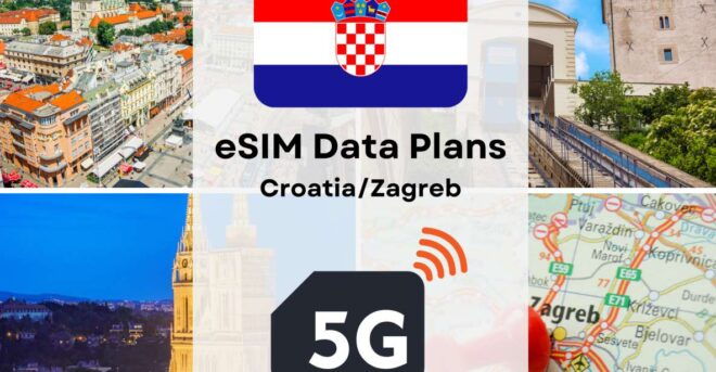 Zagreb: Esim Internet Data Plan for Croatia High-Speed 4g/5g - Inclusions and Security Features