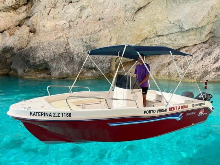 Zakynthos: Shipwreck and Caves Boat Rental Without Skipper - What to Expect on the Day