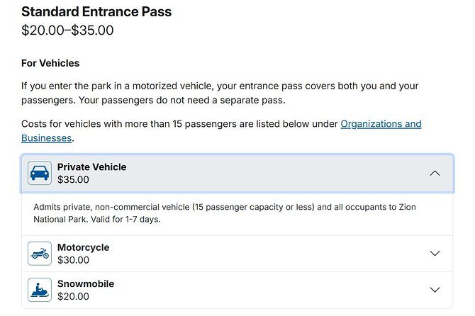 Zion National Park: Shuttle Service - The Sum Up
