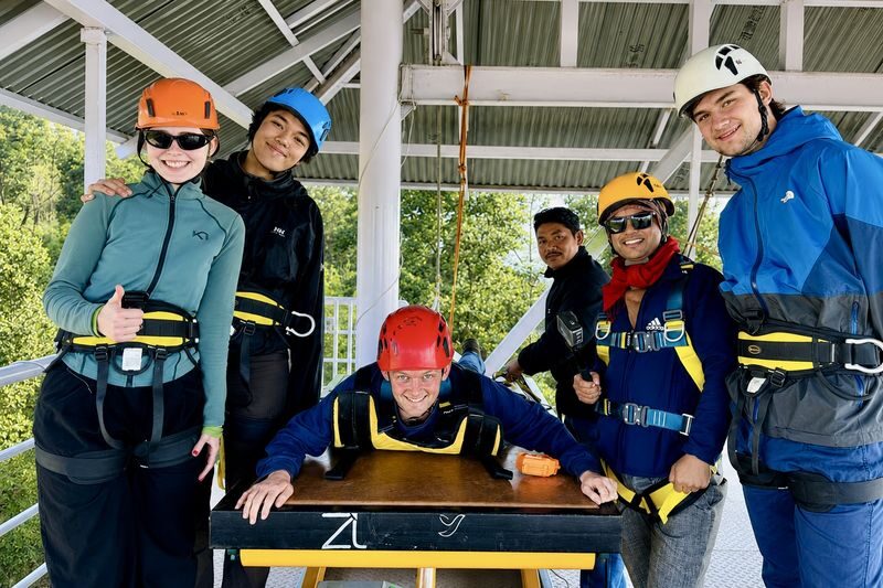 Zip Line Adventure in Kathmandu (Asias 2nd Longest-Feel the Thrill) - A zipline with room for a mountain view