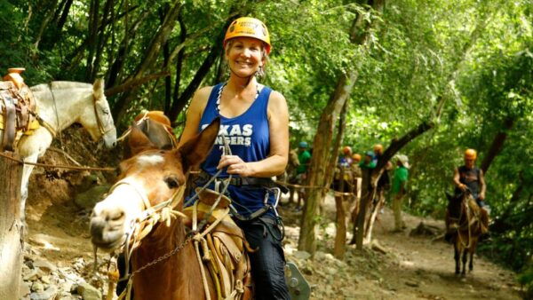 Zip Line and Mule Ride + Hanging Bridge -Puerto Vallarta - Soaring Zip Lines