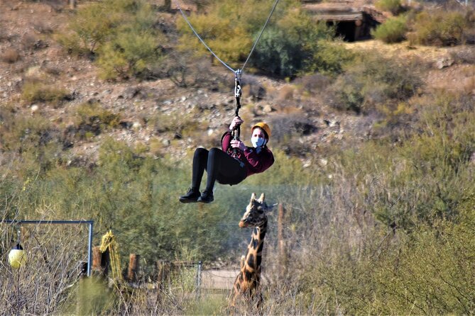 Zip Line Tour at Out of Africa Wildlife Park in Sedona,Camp Verde - Common Questions