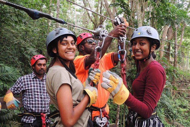 Zip Line Walk to Waterfall & Swimming Mud Pools Combo Tour - Tour Highlights