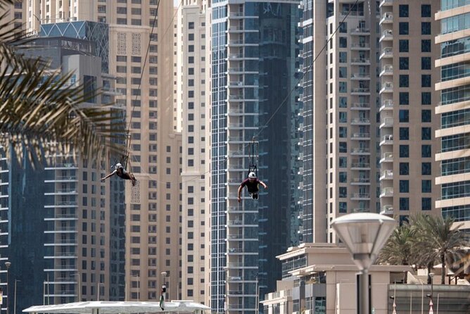 Zipline Dubai Marina - XLine With Private Transfer - Date and Travelers