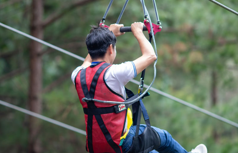 Zipline Experience at Datanla Da Lat - Two zipline sections over Datanla’s pine forest
