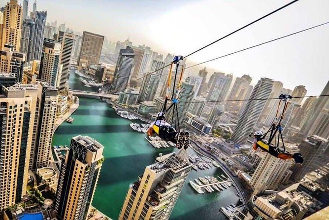 Zipline Experience in Dubai Marina With 1 Way Private Transfers - The Sum Up