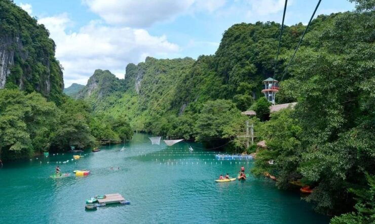 Zipline in Dark Cave- Paradise Cave Tour: Dong Hoi/Phong Nha - Adventure Highlights