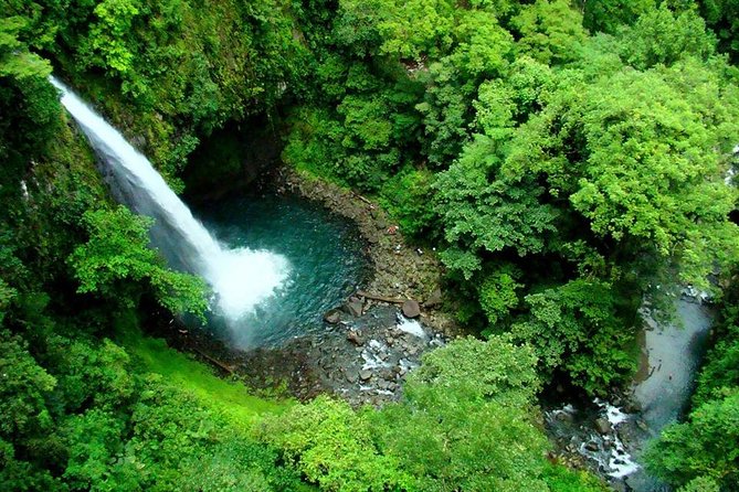 Zipline Over La Fortuna Waterfall - 7 Longest Lines - Line 3: Thrilling Crossing Over Waterfall
