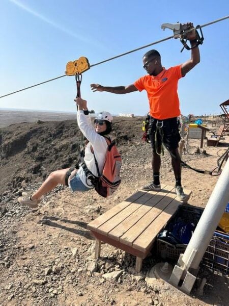 Zipline - Santa Maria, Sal Island, Cape Verde - The Sum Up