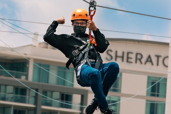 Zipline Sky Bull in Urban Environment in Toroverde Urban Park San Juan - Zipline Experience Details