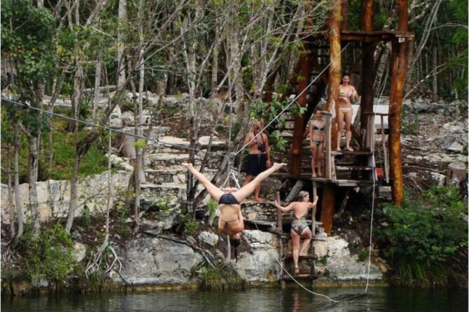 Ziplining and Cenote Tour From Cancun - Aquatic Zipline and Cenote Swim