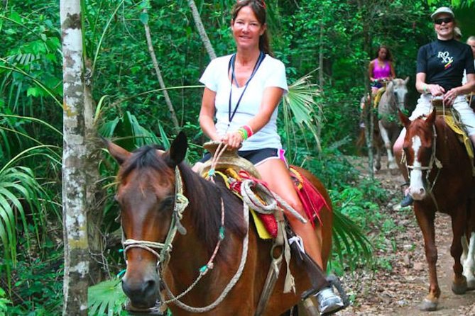 Ziplining and Horseback Riding Experience From Cancun and Playa Del Carmen - Overview of the Ziplining and Horseback Riding Experience