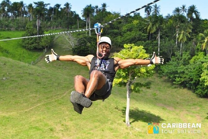 Ziplining From Punta Cana - Unique Carbon Fiber Lines in Punta Cana - Carbon Fiber Ziplines Features
