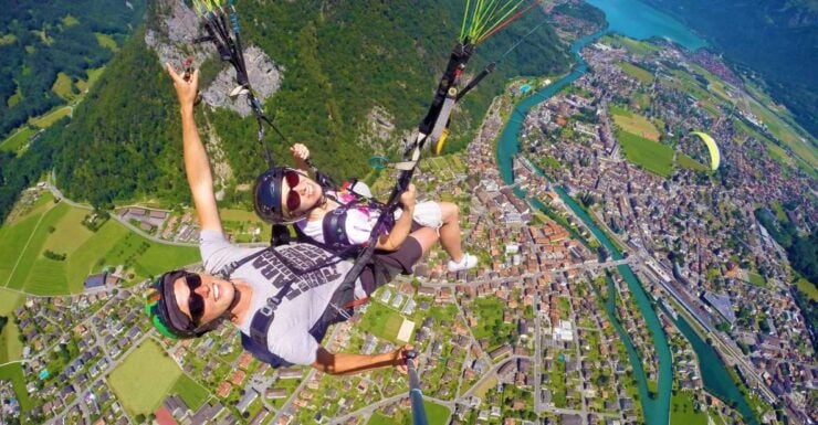 Zurich: Day Trip to Interlaken Incl. Tandem Paragliding - Activity Overview
