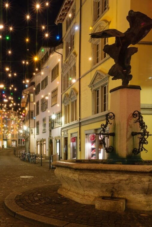 Zurich: Enchanted Christmas - A Festive Journey Walking Tour - Strolling Bahnhofstrasse
